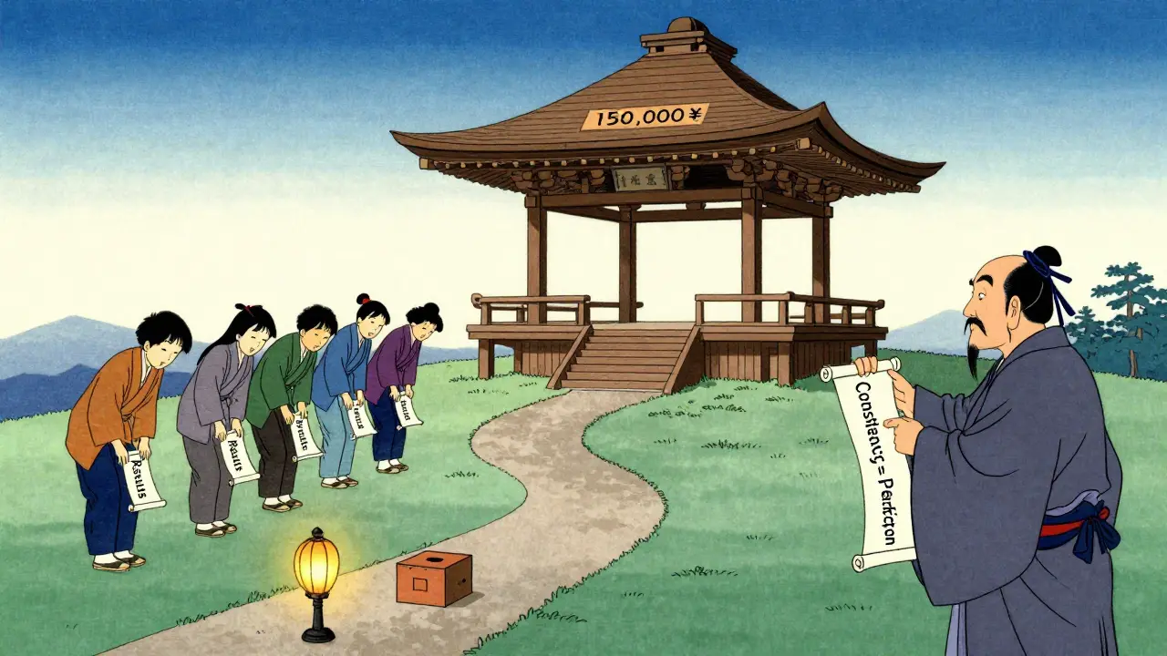 Величественный павильон флагмана окружён довольными клиентами, а к нему ведёт путь от бесплатного гайда.