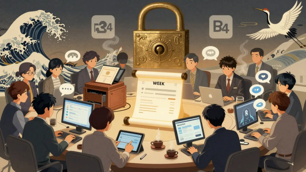 Команда онлайн-школы работает с досками задач, интеграциями и чатами в японском стиле, WEEEK выделяется на фоне сложных систем.