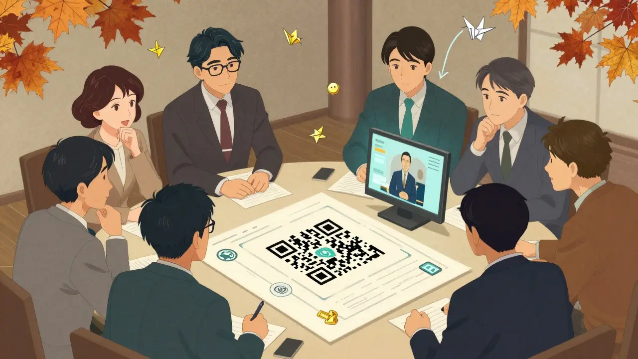 Команда обновляет регламенты через QR-коды и видео-обучение в атмосфере гармонии и обратной связи.