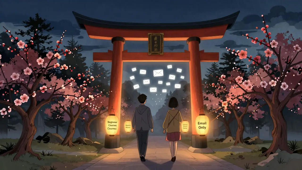 Подписчики проходят через ворота персонализации, неся светящиеся фонари с выбранными каналами и темами.