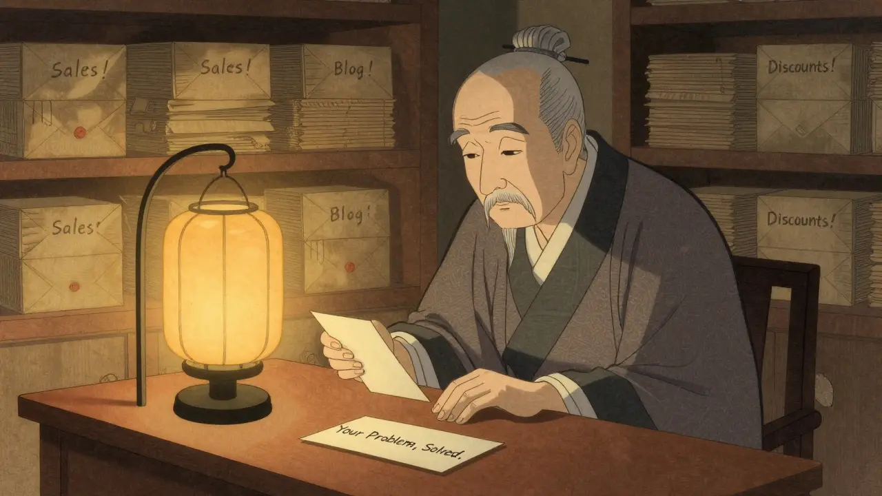 Мудрый человек пишет одно ценное письмо, а остальные — в тени.