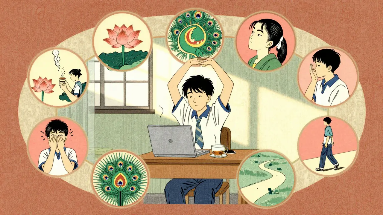 Паузы и перерывы во время обучения показаны символами