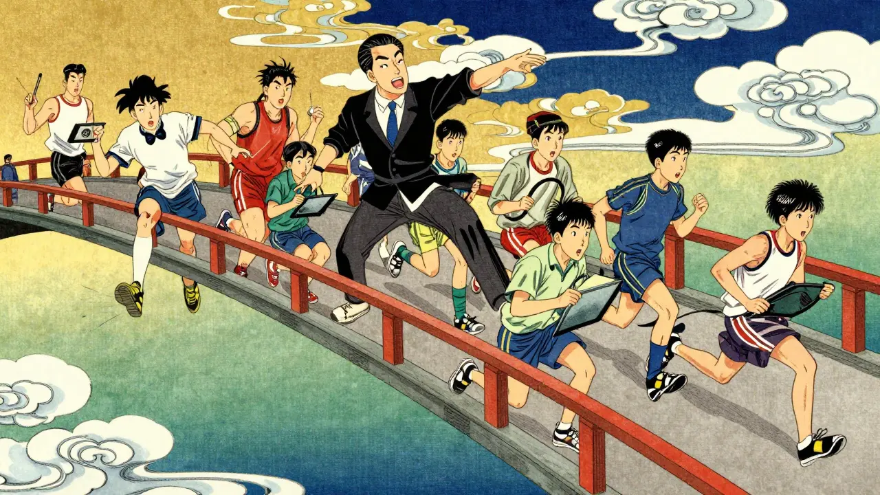 Динамичный образовательный марафон с учениками в японском стиле.