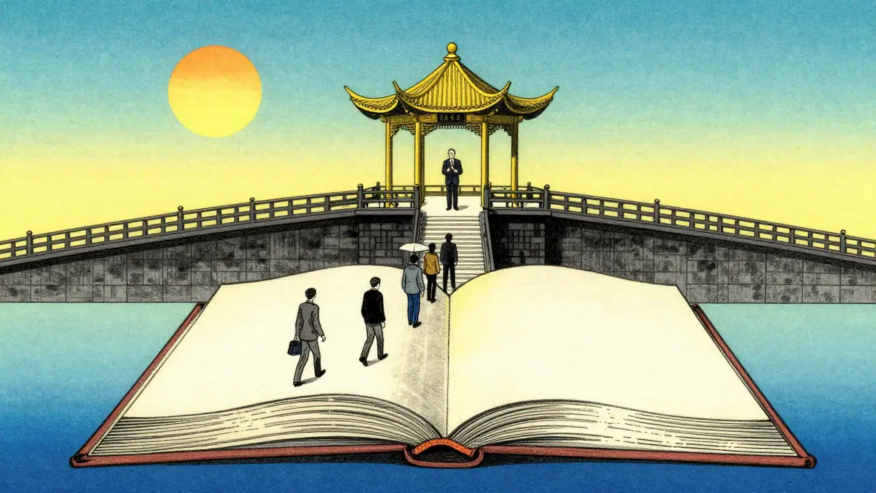 Гибридная модель бизнеса в стиле укиё-э: мост от базового курса к премиальному консалтингу.